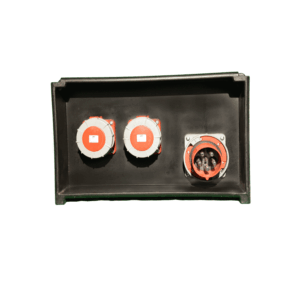 Sabot distri tétra P17 125A —> 2 x P17 63A fusible