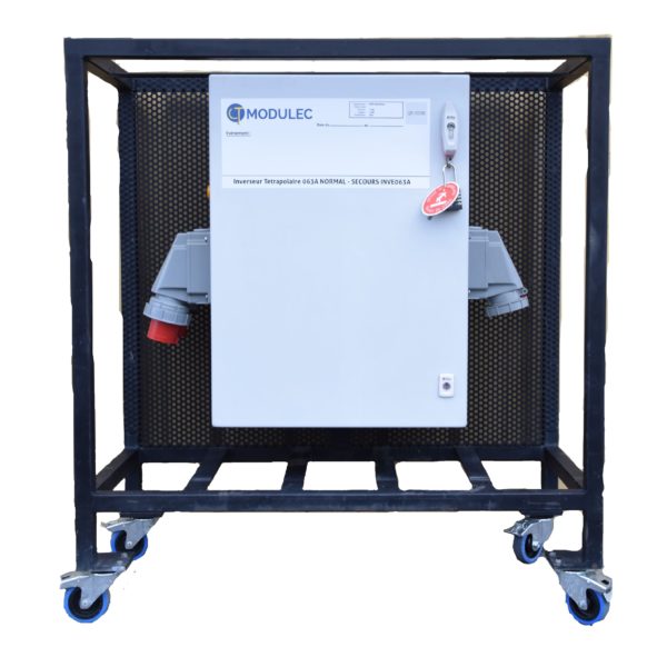 Inverseur P17 63 ampères 400V + N 2 xIN normal secours – 1 xOUT