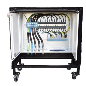 Alternative view of Armoire téra Y IN connect 400A --> 2 x OUT connect 400A fusible